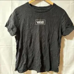値下げ歓迎 VANS 【M】バンズ ブラック Tシャツ 花 シンプル 半袖のサムネイル