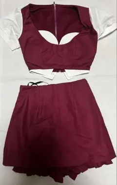 バニーガール サンタ コスプレ衣装 6点セット マゼンタ dazzyのサムネイル
