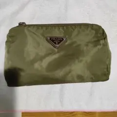 PRADA ナイロン ポーチ カーキのサムネイル