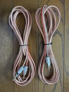 バナナプラグ付 スピーカーケーブル 2.6m 2本セットのサムネイル