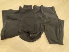 UNIQLO マタニティパンツ 黒 ウエストゴム2本セット