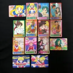 セーラームーン カード 14枚 セット カードダス アマダ 美少女戦士