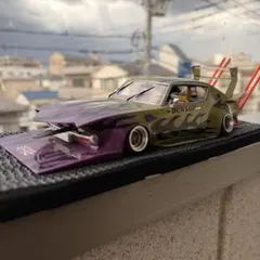 1/24 プラモデル完成品　ケンメリチバラギ仕様　街道レーサ-のサムネイル