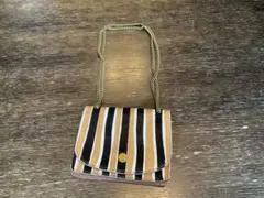 本革ハラコMadewell メイドウェル ストライプ チェーンショルダーバッグのサムネイル