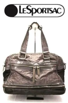 LESPORTSAC スポーツバッグ キルティング パープルグレー