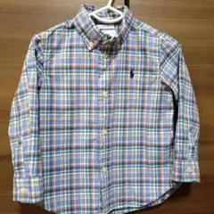 Ralph Lauren チェック柄長袖シャツ 90