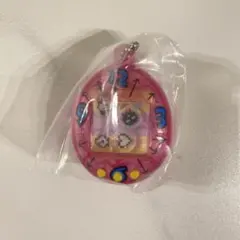 たまごっち シャカシャカチャームコレクション 透明ピンク まめっち