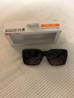 UNIQLO ビッグスクエア サングラス WIDE TYPE 男女兼用