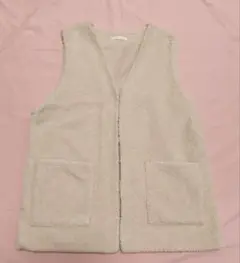 しまむら 田中里奈 mysa closet ボアベスト ベージュ M