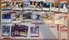 ガンダムウォー　まとめセット　エクシア基本G サンドロック　ダブルオーガンダム