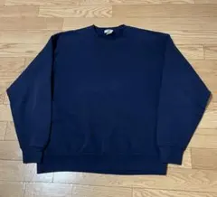 Jerzees ネイビー クルーネックスウェット