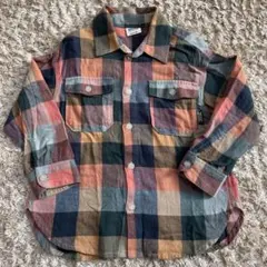 BREEZE チェックシャツ110cm