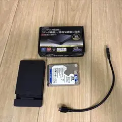 Logitec USB 3.0 HDDケース + WD 1TB HDD