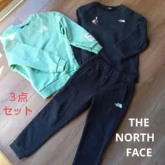 THE NORTH FACE【正規品】スウェットトレーナーパンツセット（黒・薄緑