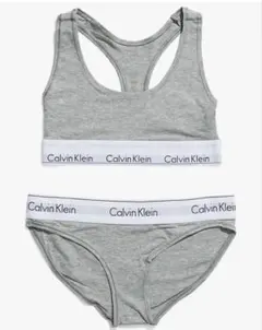 Calvin Klein カルバンクライン ブラ＆ショーツ セット グレー S