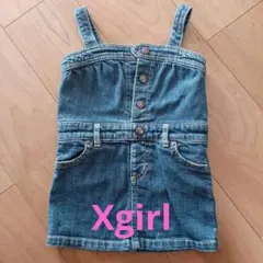 Xgirl　デニム　サロペット　 ジャンバースカート 2T