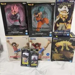 最新 プライズ フィギュア まとめ売り ワンピース　ドラゴンボール8点セット