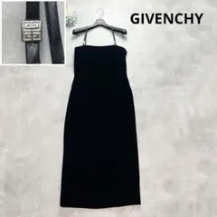 高級感✨ GIVENCHY ロングワンピース ドレス　黒 ブラック 4Gロゴのサムネイル