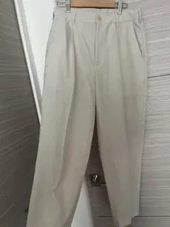 GU）ドライワイドテーパードイージーアンクルパンツ　LIGHT GRAY