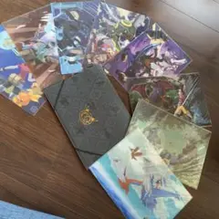 『ポケモンセンター限定』 クリアファイル8枚セット 杉森建さん描き下ろし作品