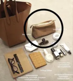 zara home 完売 スエード コスメティックポーチ 化粧 スウェード 新品