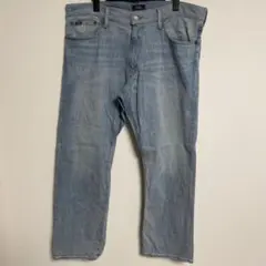 POLO RALPH LAUREN ライトブルー ストレートデニムパンツ 34