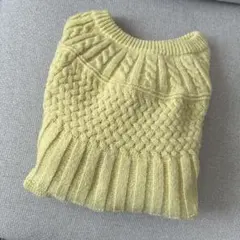 ルノンキュール柄編みニット　KBFユニクロGU groveロペ無印良品　オペーク