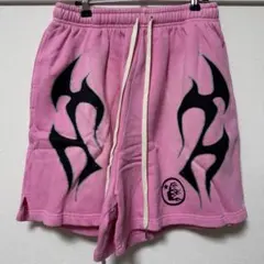 即日発送 HELLSTAR グラフィック ハーフパンツ 1番人気Sサイズ ピンク