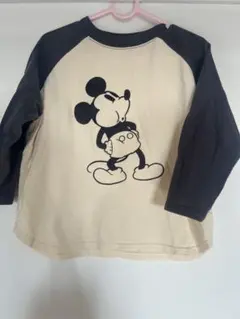 ooju コラボ　ミッキーマウス 長袖カットソー