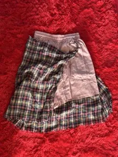 Vivienne Westwood チェック柄フレアスカートのサムネイル