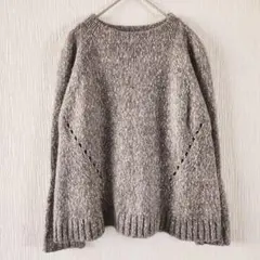 【GEORGES RECH】（S）メランジニット/スペックル/ドロップショルダーのサムネイル