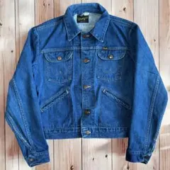 70s Wrangler 124MJ USA製 濃紺 デニムジャケット 36