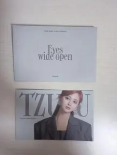 TWICE Eyes wide open TZUYU タレントカード