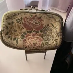 レトロ　がま口ポーチ　値下げ！