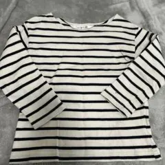 futafuta ストライプ長袖カットソー 110cm