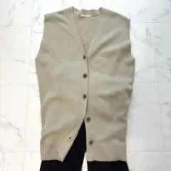 美品✨Plage プラージュ カーディガン ニットベスト コットン ベージュのサムネイル
