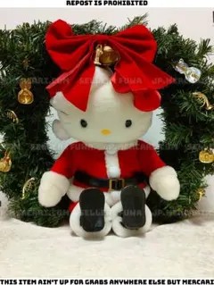 【美品】ハローキティ ダンシングリース サンタ クリスマス ぬいぐるみのサムネイル