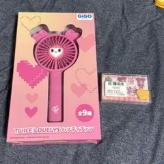 GiGO限定 TWICE LOVELYS ハンディファン ラバーマット サナ - メルカリ