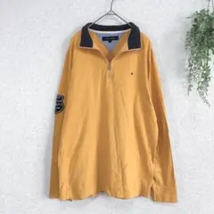 3095 トミーヒルフィガー 長袖トップス ハーフジップ トレーナー S