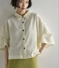 6(ROKU) SHERRING SHIRT ロク シャツ ブラウス - メルカリ