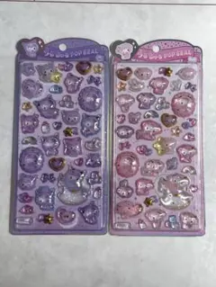 【正規品】サンリオ うるちゅるPOP シール クロミ マイメロディ 2種セット