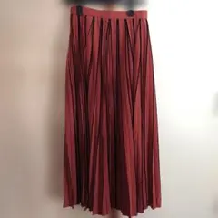 BEAUTY&YOUTH 赤 プリーツスカート Sサイズ