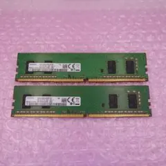 Samsung DDR4 PC4-2400 4GBメモリ×2枚セット（8GB) - メルカリ