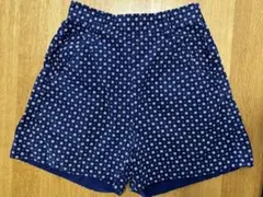 ベネトン　古着1990年代　ハーフパンツ ネイビー 花柄 綿100% 46
