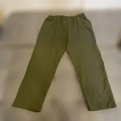 ワイドパンツ　イージーパンツ　緑