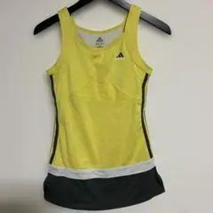 adidas イエロー タンクトップ