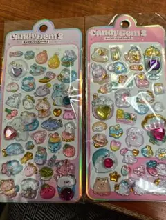 キャンディジェムシール2点
