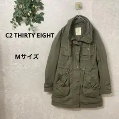C2 THIRTY EIGHT モッズコート ミリタリージャケット M カーキ