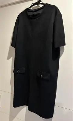 m♡i様専用　ZARA ブラック 秋冬Tシャツワンピース