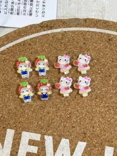 ハローキティ　ネイルパーツ8個セット(B)